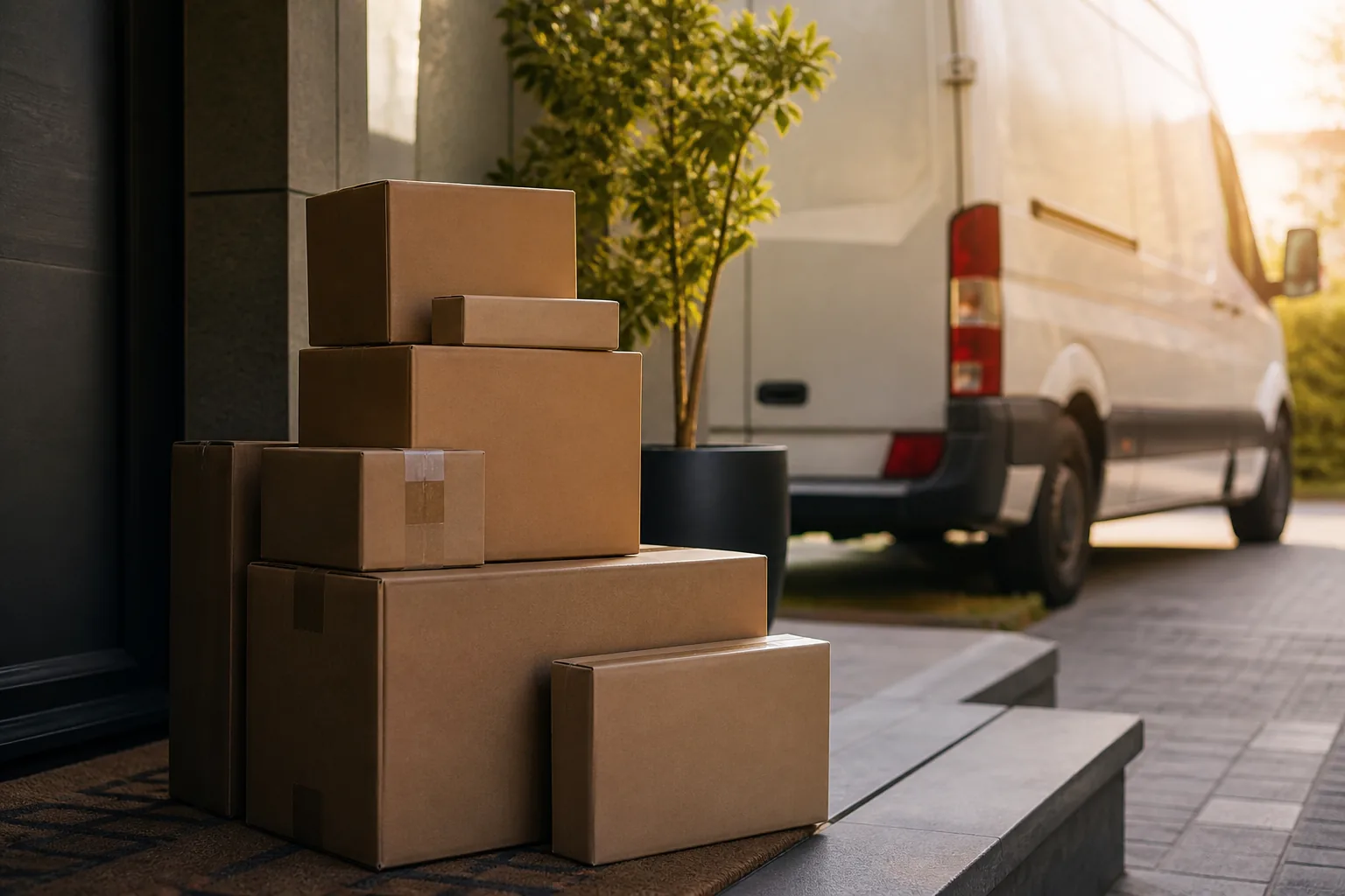 SLP Express collecting an international courier parcel in Hyderabad for Bangladesh