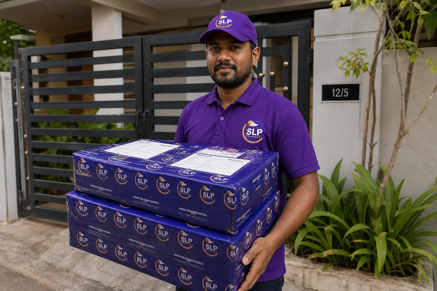 SLP Express team preparing Austria wholesale export cartons from Hyderabad